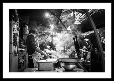 Market Kitchen / Art Photo - Framed Print