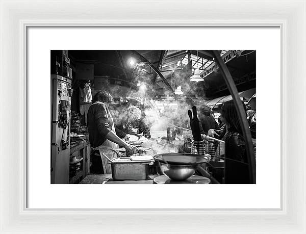 Market Kitchen / Art Photo - Framed Print