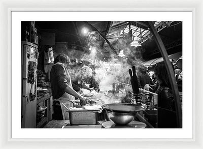 Market Kitchen / Art Photo - Framed Print