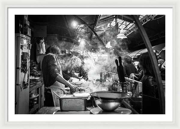 Market Kitchen / Art Photo - Framed Print