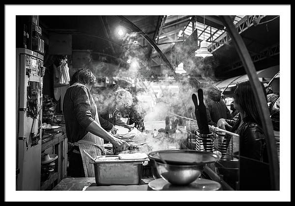 Market Kitchen / Art Photo - Framed Print