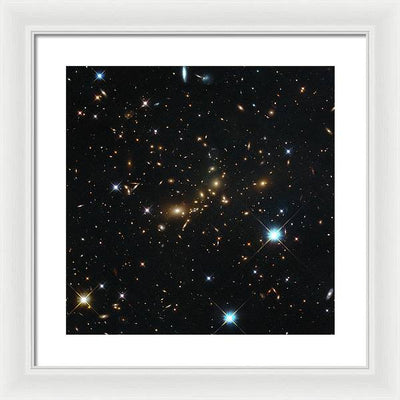 Massive Galaxy Cluster / Art Photo - Framed Print