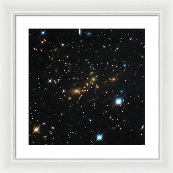 Massive Galaxy Cluster / Art Photo - Framed Print