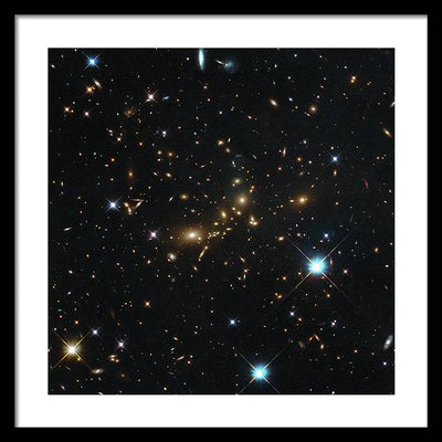 Massive Galaxy Cluster / Art Photo - Framed Print