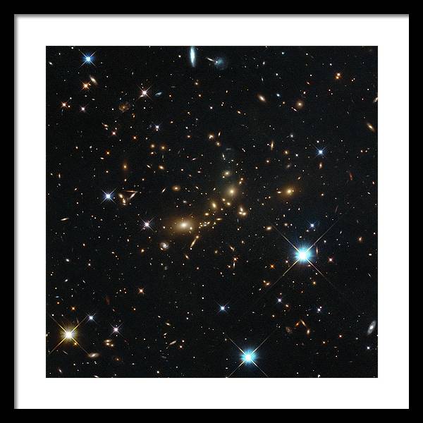 Massive Galaxy Cluster / Art Photo - Framed Print