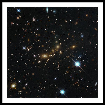 Massive Galaxy Cluster / Art Photo - Framed Print