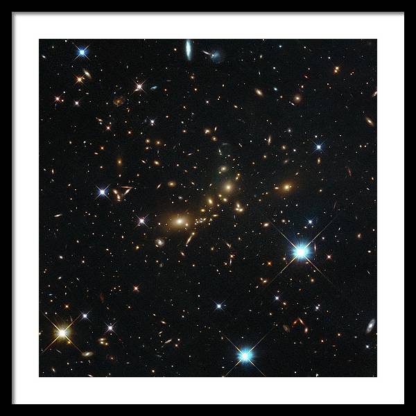 Massive Galaxy Cluster / Art Photo - Framed Print