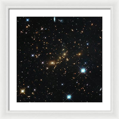 Massive Galaxy Cluster / Art Photo - Framed Print