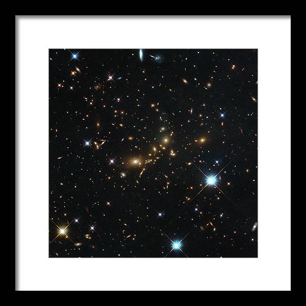 Massive Galaxy Cluster / Art Photo - Framed Print