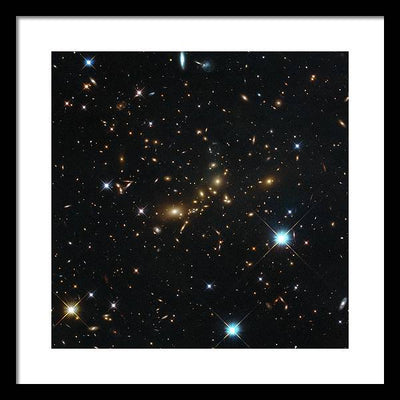 Massive Galaxy Cluster / Art Photo - Framed Print