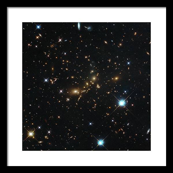 Massive Galaxy Cluster / Art Photo - Framed Print