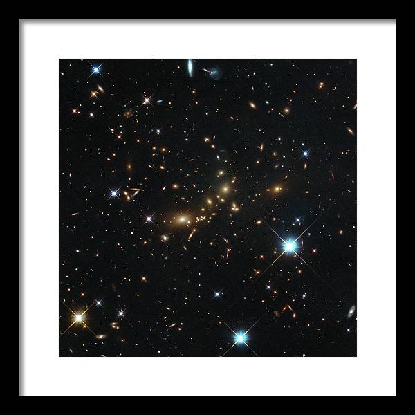 Massive Galaxy Cluster / Art Photo - Framed Print