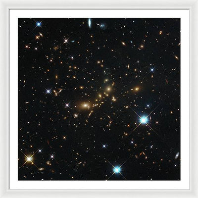 Massive Galaxy Cluster / Art Photo - Framed Print