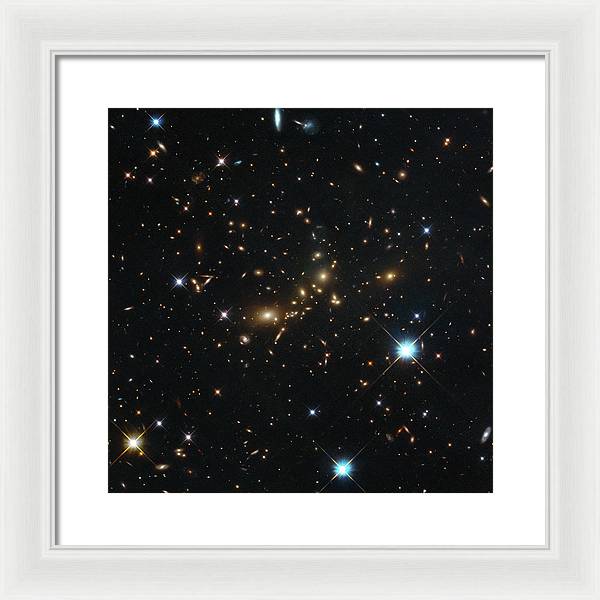 Massive Galaxy Cluster / Art Photo - Framed Print