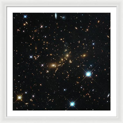 Massive Galaxy Cluster / Art Photo - Framed Print