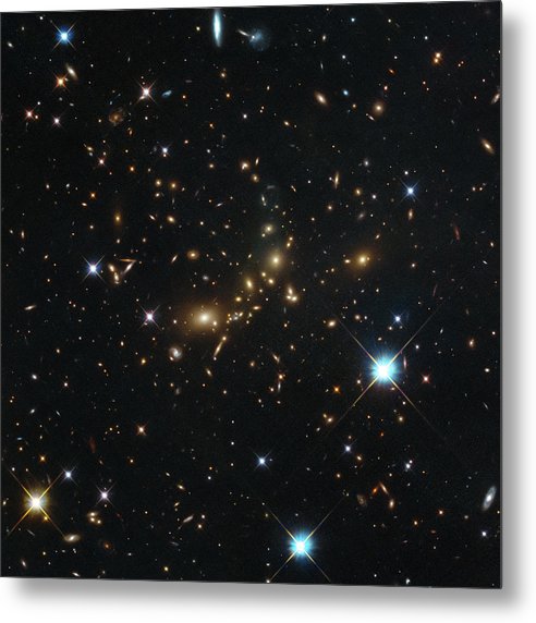 Massive Galaxy Cluster / Art Photo - Metal Print