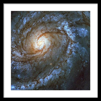 Messier 100, Spiral Galaxy / Art Photo - Framed Print