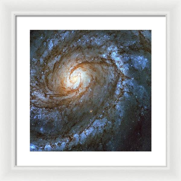 Messier 100, Spiral Galaxy / Art Photo - Framed Print