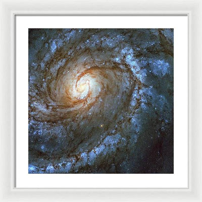 Messier 100, Spiral Galaxy / Art Photo - Framed Print