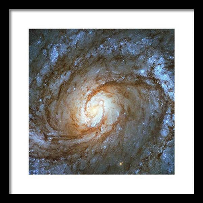 Messier 100, Spiral Galaxy / Art Photo - Framed Print