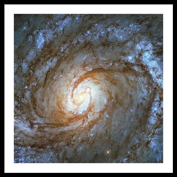 Messier 100, Spiral Galaxy / Art Photo - Framed Print