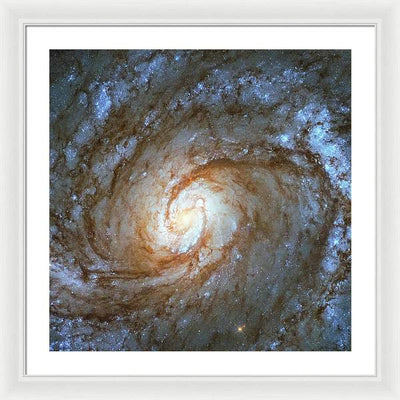 Messier 100, Spiral Galaxy / Art Photo - Framed Print