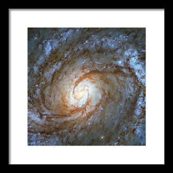 Messier 100, Spiral Galaxy / Art Photo - Framed Print