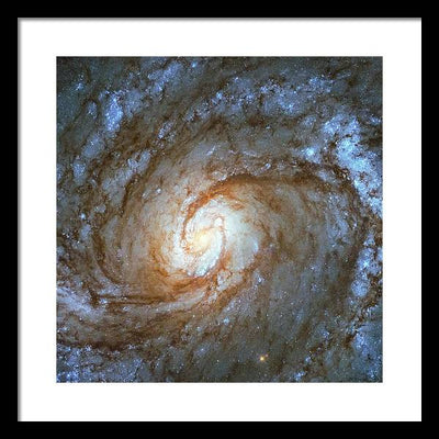 Messier 100, Spiral Galaxy / Art Photo - Framed Print