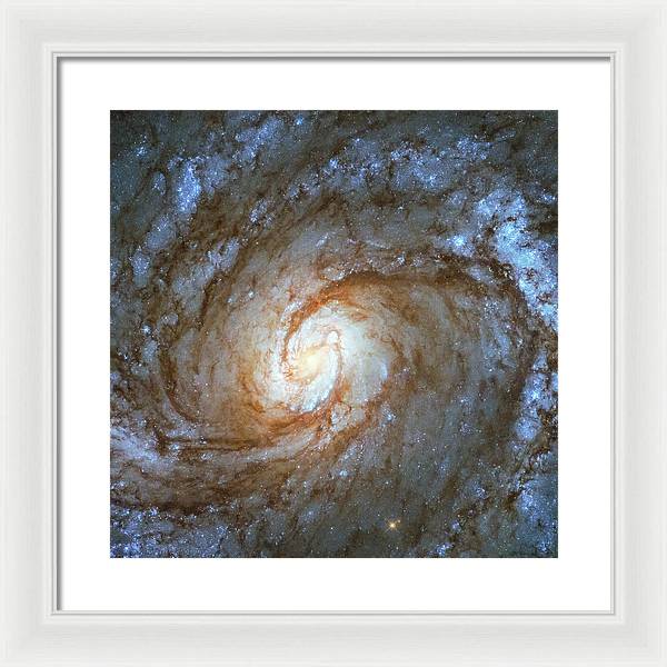 Messier 100, Spiral Galaxy / Art Photo - Framed Print