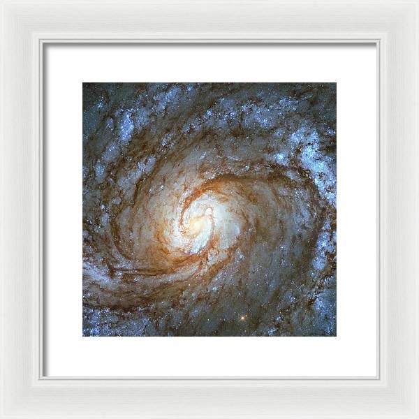 Messier 100, Spiral Galaxy / Art Photo - Framed Print