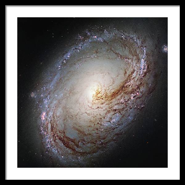 Messier 96, a Spiral Galaxy / Art Photo - Framed Print