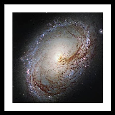 Messier 96, a Spiral Galaxy / Art Photo - Framed Print