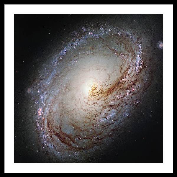 Messier 96, a Spiral Galaxy / Art Photo - Framed Print