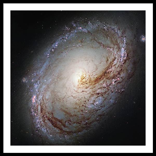 Messier 96, a Spiral Galaxy / Art Photo - Framed Print