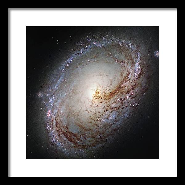 Messier 96, a Spiral Galaxy / Art Photo - Framed Print