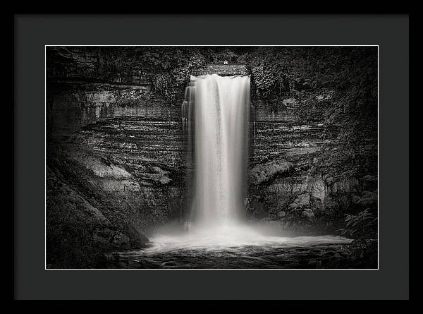 Minnehaha Falls, Minneapolis / Art Photo - Framed Print