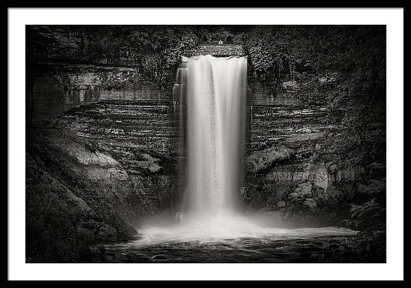 Minnehaha Falls, Minneapolis / Art Photo - Framed Print