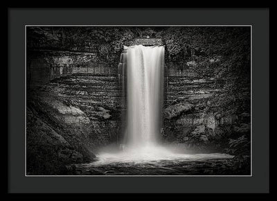 Minnehaha Falls, Minneapolis / Art Photo - Framed Print