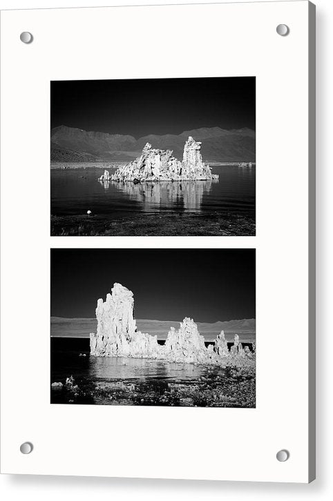 Mono Lake, California - diptych / Art Photo - Acrylic Print