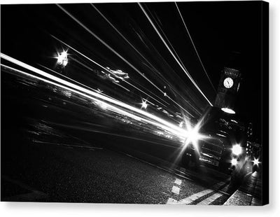 Monochromatic, London / Art Photo - Canvas Print