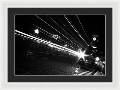 Monochromatic, London / Art Photo - Framed Print