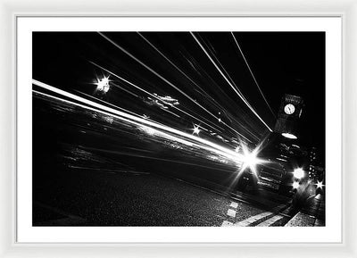 Monochromatic, London / Art Photo - Framed Print