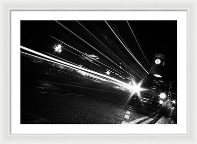 Monochromatic, London / Art Photo - Framed Print