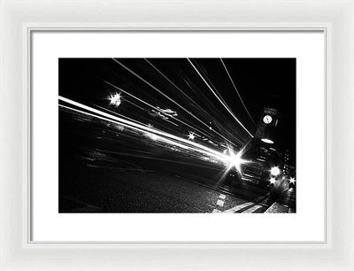 Monochromatic, London / Art Photo - Framed Print