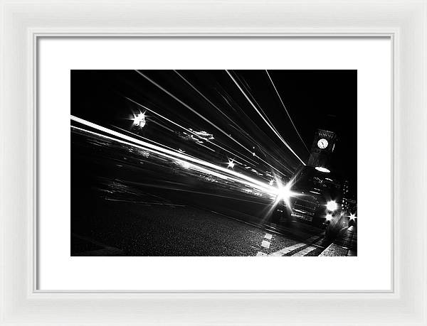 Monochromatic, London / Art Photo - Framed Print