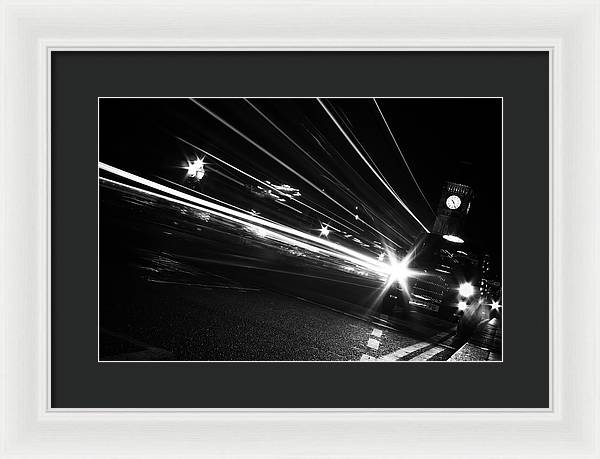 Monochromatic, London / Art Photo - Framed Print