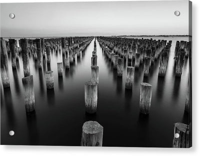 Monochrome, Sea / Art Photo - Acrylic Print