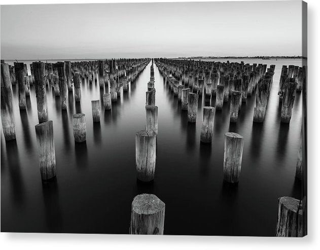 Monochrome, Sea / Art Photo - Acrylic Print