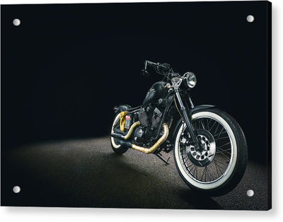 Motorcycle, Monochrome #2 / Art Photo - Acrylic Print