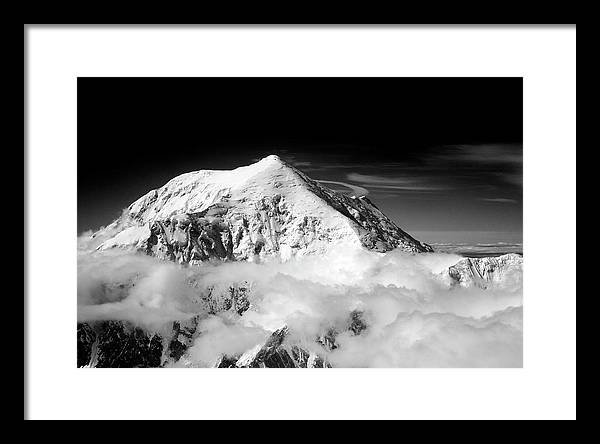 Mount Foraker, Denali National Park, Alaska / Art Photo - Framed Print